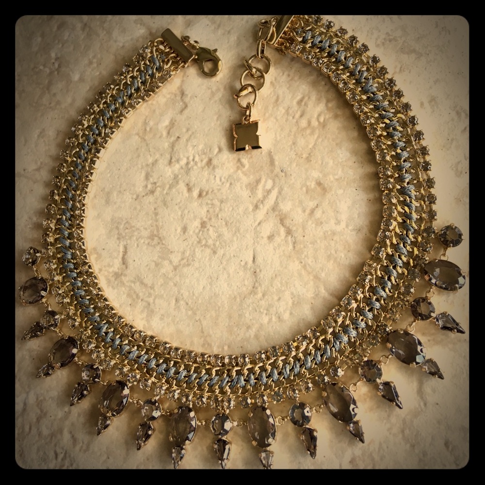 BCBG Crystal and Rhinestone Necklace
